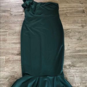 True Violet Sz 12 One Shoulder Mermaid Dress